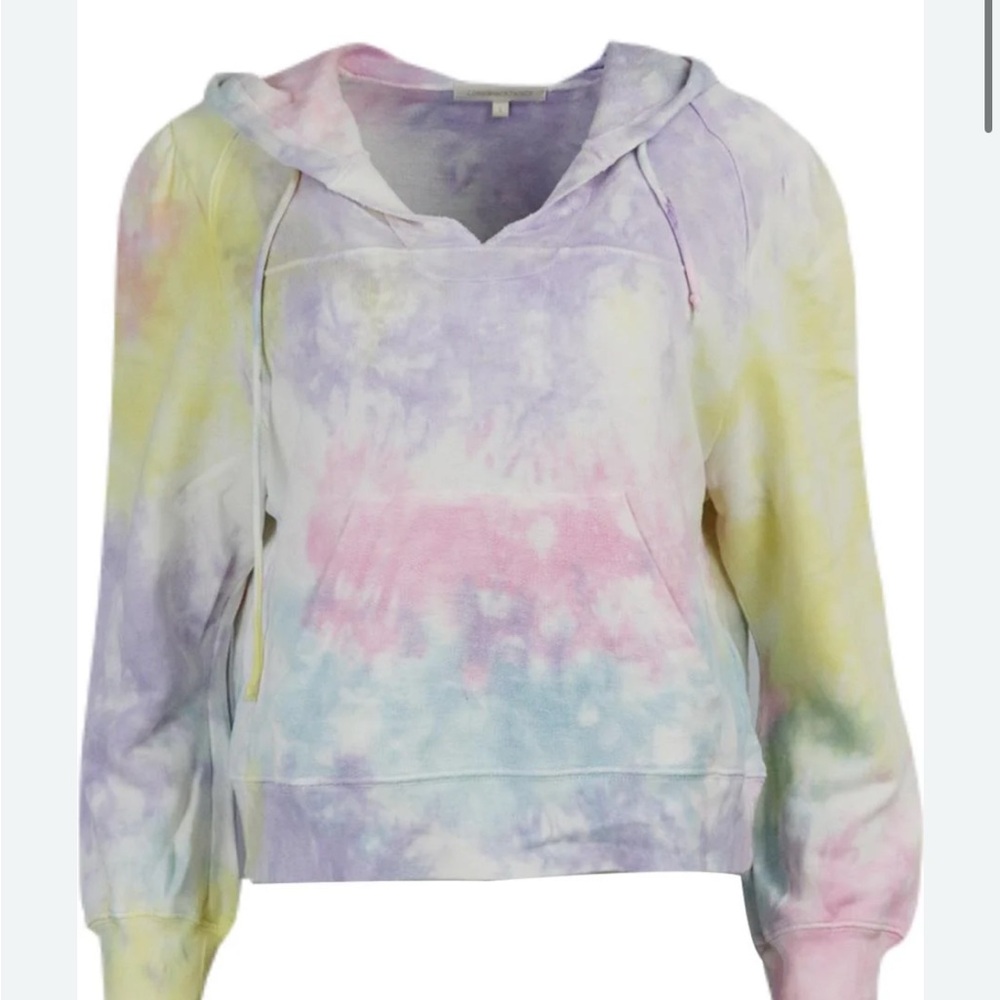 LoveShackFancy Pastel Tie-Dye Hoodie